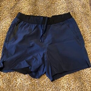 Ten Thousand Men's Blue Athletic Shorts Lined - 5” Interval Shorts